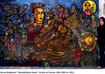 Frida von Seruni Bodjawati Feminismus Frida Kahlo Ölgemälde